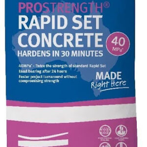 Pro-strength Rapid set concrete