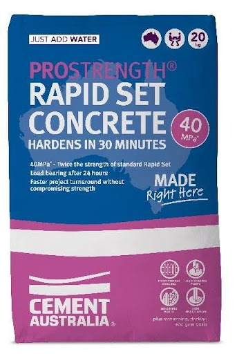 Pro-strength Rapid set concrete